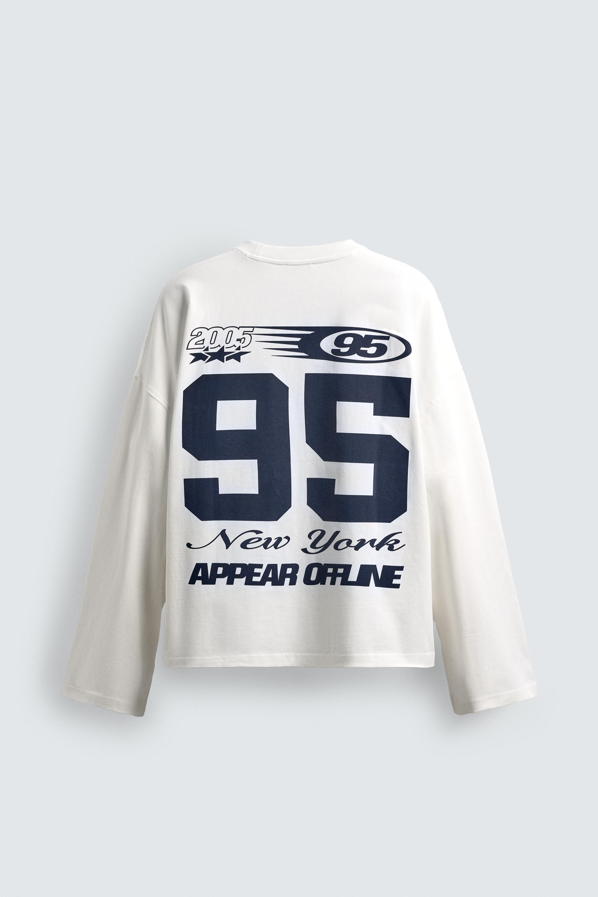 COMBINATION TEXT PRINT T-SHIRT